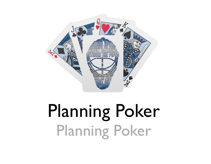 agile estimation - planning poker